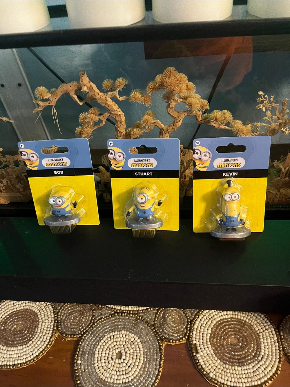 Illumination Minions Bob, Stuart & Kevin Figure Set - Yellow